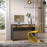 Moderne pladsbesparende kontorbord med skuffe 110x50x76cm Liam Valgfri