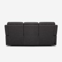Sofa relax elektrisk 3 sæder justerbar ryglæn 2 USB moderne Savys Billig
