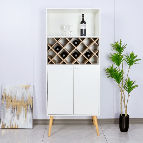 Kredens vinkøleskab køkken stue 2 døre nordisk stil Ulbster Kampagne