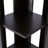 Hjørne reol med 5 hylder moderne design til stue kontor Orkney Mål