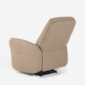 Elektrisk recliner-lænestol i moderne design med USB Jennifer Tilbud