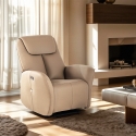 Elektrisk recliner-lænestol i moderne design med USB Jennifer På Tilbud