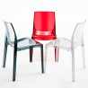 Femme Fatale italiensk design gennemsigtig polycarbonat spisebord stol Omkostninger