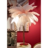Bordlampe med fjerlampeskærm og 2 lyspunkter Palm S Valgfri