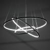 LED-pendellampe med flettede ringe Ø80 cm Kering På Tilbud