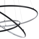 LED-pendellampe med flettede ringe Ø80 cm Kering Tilbud