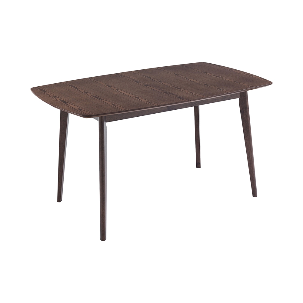 Spisebord med udtræk 120-150x75cm i mørk valnød Cayer Kampagne Spisebord med udtræk 120-150x75cm i mørk valnød Cayer Kampagne