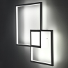Moderne geometrisk LED væglampe Rhos Mål
