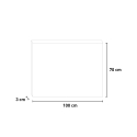 Badeværelsesspejl 100x70 cm med baggrundsbelysning, bluetooth og anti-dug ETR113 Tilbud
