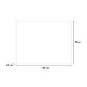 Badeværelsesspejl med touch-LED-baggrundsbelysning og Bluetooth 100x70 cm ETR106-L Udsalg