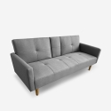 Nordisk 2-personers sovesofa i tekstil med kopholder armlæn Donum Tilbud