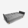 Nordisk 2-personers sovesofa i tekstil med kopholder armlæn Donum På Tilbud