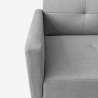 Nordisk 2-personers sovesofa i tekstil med kopholder armlæn Donum Valgfri