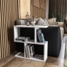 Sidebord med hylder til sofa 60x20 cm Life På Tilbud