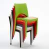Mojito sort cafebord sæt: 2 Paris farvet stole og 70cm kvadratisk bord 