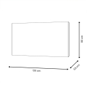 Moderne abstrakt geometrisk maleri 120x80cm i flere farver Nadiv Udsalg