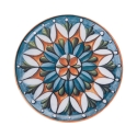 Sæt med 4 pizzatallerkener/serveringstallerkener i porcelæn Ø 33cm Le Maioliche På Tilbud