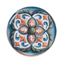 Sæt med 4 pizzatallerkener/serveringstallerkener i porcelæn Ø 33cm Le Maioliche Tilbud