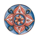 Sæt med 4 pizzatallerkener/serveringstallerkener i porcelæn Ø 33cm Le Maioliche Udsalg