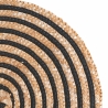 Sæt med 4 runde vævede bastdækkeservietter Ø38cm Spiral Egenskaber