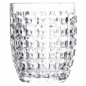 Sæt med 6 vandglas 350ml med geometrisk overflade Model