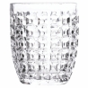 Sæt med 6 vandglas 350ml med geometrisk overflade Model