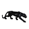 Lakeret resin skulptur moderne panther low poly Kari-L statue Tilbud