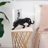 Lakeret resin skulptur moderne panther low poly Kari-L statue På Tilbud