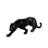 Lakeret resin skulptur moderne panther low poly Kari-L statue Udsalg