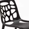 Sæt med 24 Gelateria AHD design spisebordsstole plastik i mange farver Egenskaber
