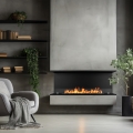 Bioethanol indbygningspejs med åben 3-sidet design biocamin 120x50 Trevi 120 Kampagne