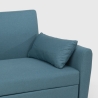 Porto Rico 2-personers sofa sovesofa moderne design stof i flere farver 