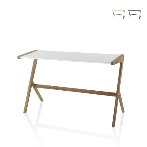Moderne skrivebord i træ med minimalistisk design Allison Kampagne