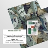 Kreativ tapet med blomstermotiv Arts and Craft Vittoriana Rabatter