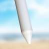 Capri letvægts parasol af stål på 200cm til stranden med vippemekanisme 