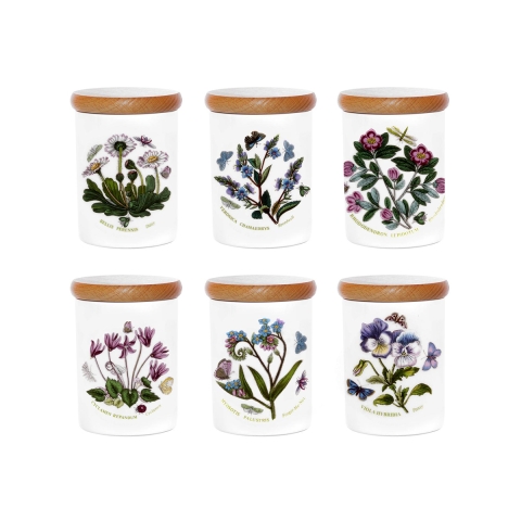 Lufttæt krukke i porcelæn 10 cm Portmeirion Botanic Garden Kampagne