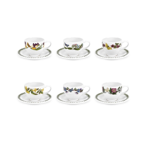 Sæt med 6 kaffekopper i porcelæn Portmeirion Botanic Garden Kampagne
