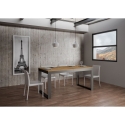 Udtrækkeligt bord til 18 personer i industrielt design 90×180-440 Tecno Evolution Mængderabat