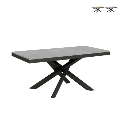 Moderne udtrækkeligt bord med krydsede ben 90×180-440 Volantis Evolution Kampagne