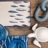 Sæt med 6 rektangulære serveringsfade i keramik 29x15 cm Marechiaro På Tilbud
