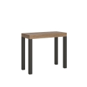Udtrækskonsol i træ, industrielt design, 90x40-196 Everyday Small På Tilbud