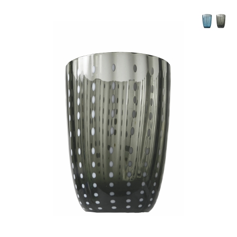 Set 6 bicchieri da tavola per acqua design esotico 300ml Kahalari Kampagne