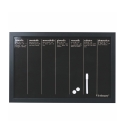 Sort vandret magnetisk tavle uge 40x60cm Week Victionary Kampagne