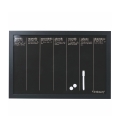 Sort vandret magnetisk tavle uge 40x60cm Week Victionary Kampagne