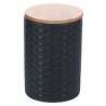 Sæt med 3 køkkenkrukker i keramik med låg Shade of Shape Geometrie Mål