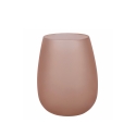 Sæt 6 glas i glas iseffekt 600ml Happy Hour Chocolate Rabatter