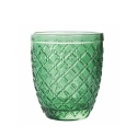 Sæt 6 drikkeglas i gennemsigtigt grønt glas Castle Greenery Tilbud