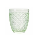 Sæt 6 drikkeglas i gennemsigtigt grønt glas Castle Greenery Rabatter