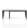 Moderne udvideligt spisebord 90x160-400 marmoreffekt Harper Rabatter