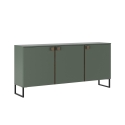 Skænk til stue/køkken med tre låger 184x40x90cm moderne design Madrid Rabatter